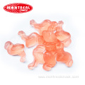 Flamingo gummy candy fruit flavor customized logo